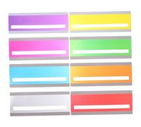 Veemoon 8 pièces Bandes de Lecture Guidée Colorées Règles de Lecture Surbrillance pour Étudiants Outils de et Repérer la Ligne Polyvalents pour Types