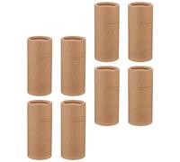 Veemoon 8 pièces Boîte Papier Kraft pour Bouteilles Huile Essentielle de Cylindrique Pratique et Réutilisable pour Rangement de Petites Affaires Thés Bâtons