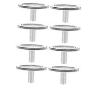 Veemoon 8 pièces Clés de Remontage pour Boîte à Musique Métal Accessoires DIY avec Mécanisme à Ressort Standard Bouton Argenté Compatible avec Divers Projets de Boîtes Musicales