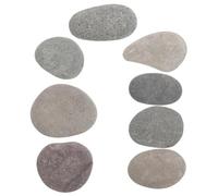 Veemoon 8 Pièces Galets à Peindre pour Garçon Fille Lisses Diy pour Projets Artistiques et Décorations Extérieures Galets Naturels pour Bricolage et Apprentissage Créatif