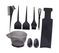 Veemoon 8 pièces Kit Coiffure Teinture Cheveux Planche Teinture Bol Coloration Pinceau et Peigne Professionnel pour Salon et Usage DIY Outils Durables Plastique Faciles à Transporter et