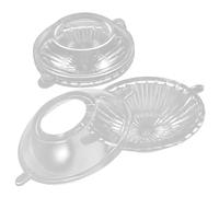 Veemoon 8 Pièces Moule à Bougie Flottante Plastique Moules pour Fabrication Bougies DIY Résistants à Lusure Faciles à Démouler pour Bougies Flottantes et Réutilisables