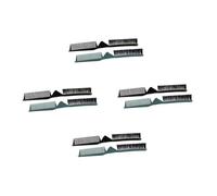 Veemoon 8 Pièces Peigne Pliant Double Usage pour Cheveux Bouclés et Lisses Brosse de Coiffage Portable Ergonomique Peigne de Voyage Compact pour Homme et Femme