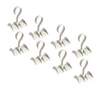 Veemoon 8 pièces Support de Rangement Rotatif pour Sacoche à Main Ceinture et Foulard Crochet Suspendu pour Placard Organisateur Compact pour Penderie Protection sans Marque pour Ties et