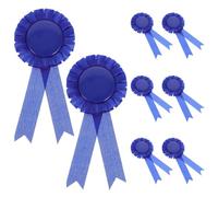 Veemoon 8 Rubans de récompense Vierges, Ruban Rosette pour lauréat | Ruban rosette du vainqueur, prix du vainqueur, médaille de participation, pour les compétitions scolaires, les prix de