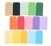Veemoon 80 Pièces Enveloppes Colorées Petites Enveloppes Vides pour Économies et Stockage pour Cartes et Petits Objets
