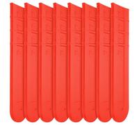 Veemoon 8pièces Cache Tronconneuse Plastique Couverture Manche Tronçonneuse Housse Guide-chaîne Protection Guide-chaîne Accessoires Tronçonneuse