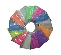 Veemoon 8pièces Lumineuse Fluorescente Pour Ongles Pailletée Imperméable Nail Art Sans Rayonnement