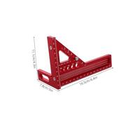 Veemoon 90degré Règle Charpentier Multi-angle Mesure Et Traçage Pour Bois Équerre à Degrés Outil De Construction Métrique Léger Et Précis