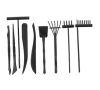 Veemoon 9pièces Kit Râteaux Jardin Zen Plastique Léger Et Outils Décoratifs pour Sable De Et Détente Accessoires pour Création Paysagère Et Apaisement De Esprit