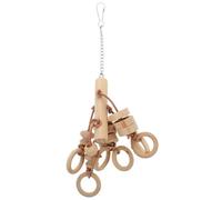 Veemoon à Mâcher pour Perroquet d'Anneau Coloré, à Mordre pour Oiseaux pour Exercice des Mâchoires et Prévention du Stress