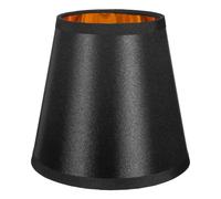 Veemoon Abat-jour à pince : abat-jour cylindrique à pince 14 x 9 x 13 cm pour lampes de table et lampadaires - Petit abat-jour en tissu pour lustres, plafonniers et chambres.