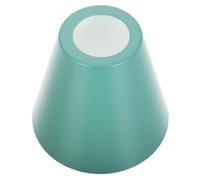 Veemoon Abat-Jour en Fer Vert Cylindrique 42Mm Compatible Douille E27 pour Lampe de Bureau et Lampadaire Abat-Jour Décoratif Métal Vintage pour Éclairage de Lecture en Intérieur