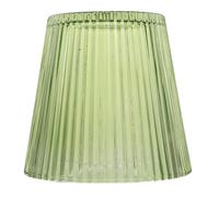 Veemoon Abat-Jour en Verre Côtelé Vert Rayé Petit Modèle Conique D13X12 CM Remplacement pour Lampe de Bureau à Suspendre et Lampes de Table Design Vintage Décoratif pour Salon et