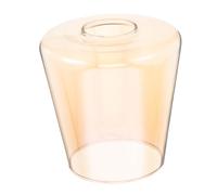Veemoon Abat-jour En Verre De Lampe à Cylindre Couverture De Lampe De Lustre Couvercle En Verre Cylindrique Abat-jour Couvercle De Luminaire Mural Un Brun