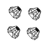 Veemoon Abat-jour Forgé Creux De Style Vintage En Forme De Diamant Pour Lustre Ou Lampe Murale - Éclairage Intérieur Élégant Et Décoratif
