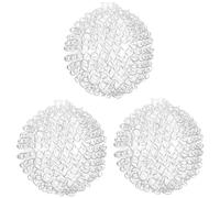 Veemoon Abat-Jour Globe En Verre 80Mm Avec Fil D'aluminium G4 - Boule De Remplacement Pour Lustre Suspendu Applique Murale Et Pendentif Lumière Design Élégant Avec Effet Bulle