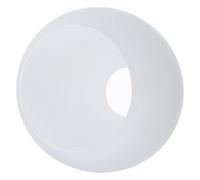 Veemoon Abat-jour Globe en Verre Blanc, Forme Ronde, Double Ouverture, Bouche Plate, Diffusion Lumineuse Exceptionnelle, pour Suspensions du Salon et Chambre