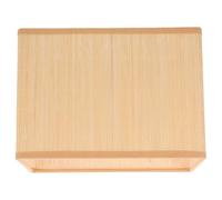 Veemoon Abat-jour Rectangulaire en Bambou Tissé 23x13 Cm, à Suspendre D’éclairage Rustique pour Lampe de Plafond, Abat-jour Naturel pour Salon, Chambre et Bureau, Cache-lampe Décoratif