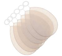 Veemoon Abat-jour Tissu Beige pour Lampe de Table Plissée Couverture de Suspension pour Lampe de Plafond et Lampadaire Remplaçant Abat-jour Fleur Compatible Ampoules Flexibles Emballage