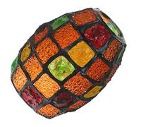 Veemoon Abat-jour Verre Coloré Petit Pour Lampe Murale Couvre-lampe Intérieur Pour Couloir Design Vintage Mosaïque Indéformable Protection Yeux Et Installation Facile