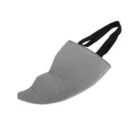Veemoon Accessoire de Costume Aileron de Requin en Peluche Gris Argenté avec Bretelles Réglables, Accessoire Cosplay pour Scène et Fêtes, Déguisement Original pour Spectacles et Soirées