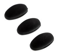 Veemoon Accessoire pour Instrument de Musique 3 Pièces, Protection Clavier en Caoutchouc Noir, Housses Cache-clé Latéral pour Saxophone Rangement Pratique