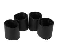 Veemoon Accessoires d'Échelle en Caoutchouc Lot de 4 Patins Antidérapants 48 MM de Diamètre pour Pieds d'Échelle Télescopique Usage Intérieur et Extérieur