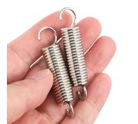 Veemoon Accessoires Percussion 2pièces Ressort de Pédale en Acier Inoxydable pour Batterie Ressort de Kick Convient aux Pédales de Grosse Caisse