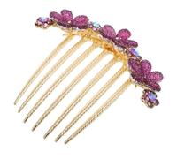 Veemoon Accessoires Pour Cheveux Peignes De Mariée Ornés De Strass Fleurs Bijoux De Tête Pour Mariée Demoiselles Honneur Et Jeunes Filles