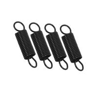 Veemoon Accessoires pour Four à Micro-ondes 4pcs Ressort de Loquet de Porte en Métal Noir pour Réparation et Remplacement Porte Micro-ondes la Cuisine