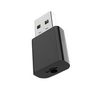 Veemoon Adaptateur Audio sans Fil 5.0 Émetteur-récepteur sans Fil Abs sans Pilote Appairage Rapide pour Tablette et Enceinte Noire