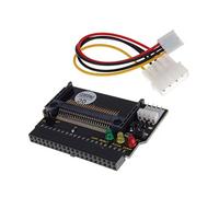 Veemoon Adaptateur CF vers IDE 40 Broches, Prise 50 Broches Standard, 3 Voyants LED, Câble D’Alimentation IDE, pour Lecteur Compact Flash