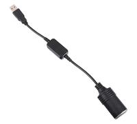 Veemoon Adaptateur de Prise Allume-Cigare de Voiture USB vers 12v Circuit Convertisseur Boost en Cuivre et PVC, Qualité Stable pour Enregistreur de Conduite et Détecteur