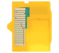 Veemoon Adaptateur de Transfert de Photos Jaune Carte Micro vers Carte Mémoire, Compatible Cartes Microsdhc Jusqu’à 8 Go, pour Appareils Photo Olympus, Accessoire Mémoire Externe Compact