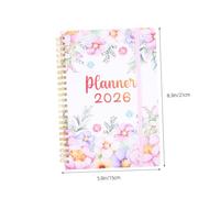 Veemoon Agenda Hebdomadaire Spiralé Pages Planificateur Compact Étudiant Professionnel Carnet Organiseur avec Papier Anti-bavure pour Travail Étude et Quotidiens