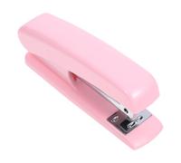 Veemoon Agrafeuse Mini Multifonctionnelle Rose Portable pour Bureau et Salle de Classe et Facile à Utiliser Accessoire de Bureau Pratique et