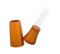 Veemoon Aiguille Doseuse à Café en Inox Base Stable, Agitateur Aiguille pour Machine à Expresso, Outil Râteau à Café pour Répartition Uniforme de Poudre, Usage Domestique et Professionnel