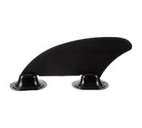 Veemoon Aileron de Planche de Surf Noir 24 Cm, Accessoire de Remplacement Flexible et Résistant à L’Eau pour Kayak Gonflable et Paddle, Stabilisateur D’équilibre et Séparateur D’Eau