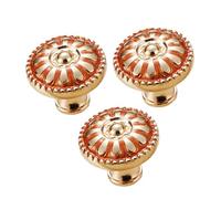 Veemoon Alliage Zinic Bouton de Meuble Rond, Forme Champignon, 3 Pièces