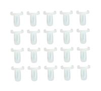 Veemoon Anneau de Présentation pour Nail Art, Panneau D’Affichage en Plastique Blanc, 150 Pièces, Planches à Clous Gravées, pour Salon de Manucure et Usage Domestique