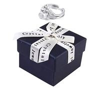 Veemoon Anneau De Projection Petit Doigt Des Couples Bagues Pour Les Femmes Je T'aime Bague Pour Femme Bague De Nouveauté Bague De Mariage Je T'aime Bague Dame Alliage De Zinc
