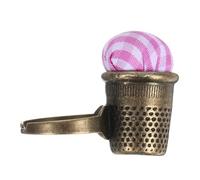 Veemoon Anneau Porte Épingles Réutilisable Métal Bronze pour Couture et Broderie Coussin à Aiguille Décoratif et Pratique Outil de Couture Manuel pour Maison et DIY