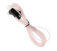 Veemoon Antenne Radio FM Dipôle 2 Mètres Connecteur Coudé Câble Filaire pour Récepteur Stéréo Audio Domestique Usage Intérieur Noir