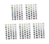 Veemoon Anti-Boutons d'Étoile Lot de 5 Autocollants Hydrocolloïdes Colorés des Imperfections Doux Peau Pratique en Déplacement