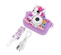 Veemoon Appareil Photo Licorne Double Objectif : Appareil Photo Numérique Selfie HD 1080p, Mignon Et Portable, Jouet Selfie Aux Chocs pour Garçons Et Filles, Cadeau