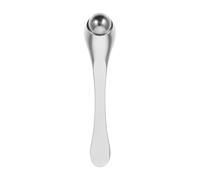 Veemoon Applicateur de Crème Yeux Argenté Masseur Oculaire Anti-âge Compact Roll-on pour Contour des Yeux Appareil de Massage Visage pour Réduire Poches et Rides Usage Quotidien