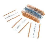 Veemoon Assortiment 600 Pièces pour Ordinateur 1% Précision Facile à Utiliser en Métal 1/4w de Résistances à Film Métallique à Domicile ou Boutique