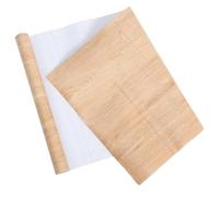 Veemoon Autocollant pour Meubles en Pvc Imitation Bois 40 Cm X 3 M, Papier Peint Adhésif Imperméable, Décor Rénovation la Cuisine et Meubles, Film Autocollant Bois Café Chêne, Vinyle