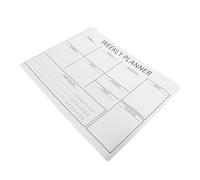 Veemoon Autocollant Tableau Blanc Effaçable à Sec en PVC 30 X 40 CM - Calendrier Mural Autocollant Réutilisable pour Planification Hebdomadaire - Maison Bureau Salle de Classe Gestion